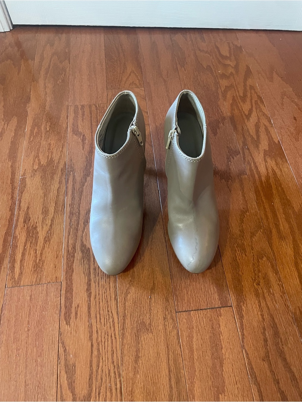 J. Crew Women's Ankle Booties in Taupe Beige